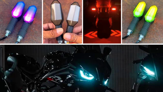 RGB Multi-Color Magnetic Road Projection Indicator for Bikes