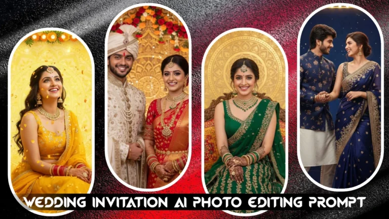 Wedding Invitation Ai Photo Editing Prompt
