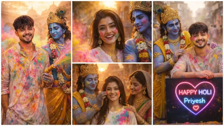 Holi With Krishna Ai Photo Editing Prompts