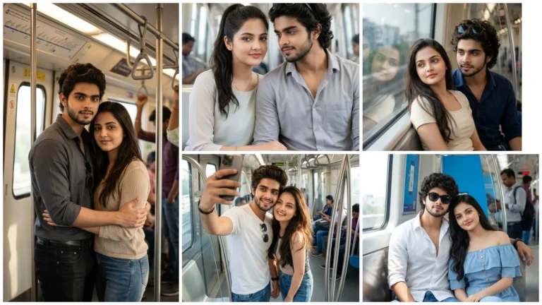 Metro Couple Ai Photo Editing Prompts – Create Realistic Image with Gemini