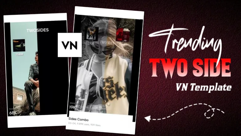 Two Side Viral Reel Editing VN Template