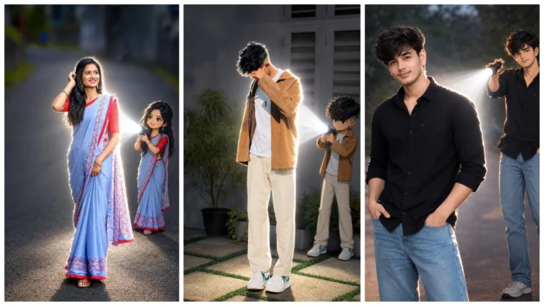 Anime Cartoon Flashlight AI Photo Editing Prompt 2026